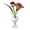 A, variant on Dserhfy Mini Glass Flower Figurine Hand Blown Small Faux Crystal Carnation/Lily/Peony Flower Bouquet in Vase for Mother's Day Birthday Valentines Table Centerpiece