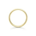 thumbnail image 3 of Oxford Ivy Mens Solid 10K Yellow Gold Comfort Fit Wedding Band Ring Size 10, 3 of 5