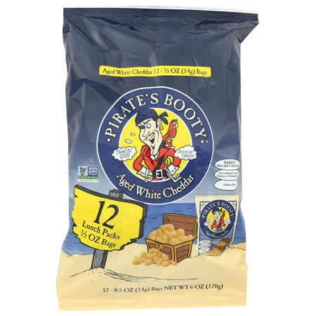 BAKED RICE AND CORN PUFFS, AGED WHITE CHEDDAR