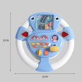 thumbnail image 2 of Volante de juguete de plástico, juguete para juego de imitación, copiloto de conducción, juguete para niños, 2 of 8