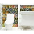 thumbnail image 3 of HomeRoots 400042 6 x 6 in. Euro Green Mosaic Peel & Stick Removable Tiles, 3 of 5