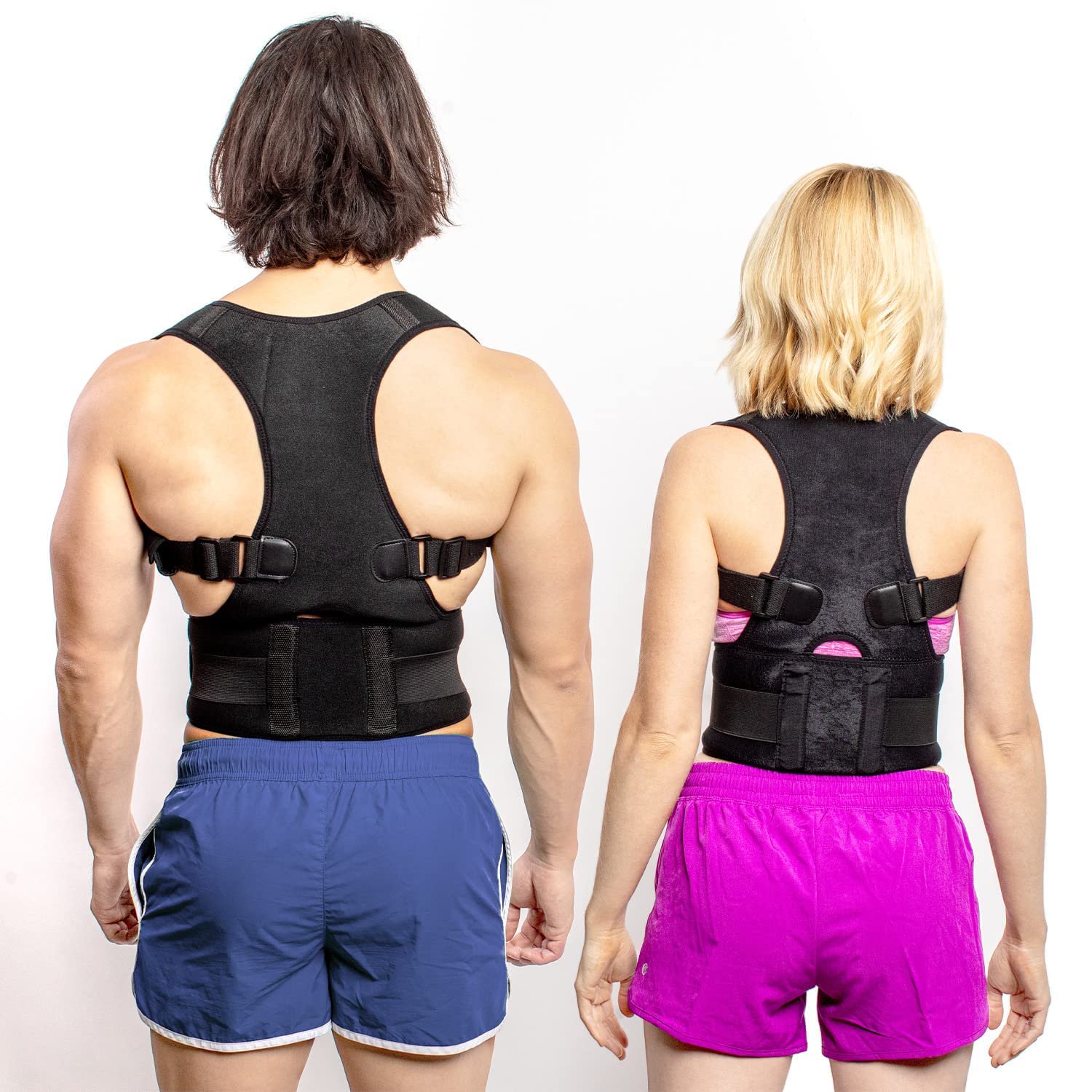 Posture Corrector for Women and Men - Back Brace for Posture, Adjustable Back Support Straightener Shoulder Posture Support for Pain Relief, Body Correction, X-Large