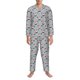 thumbnail image 3 of Balery Christmas Gnome 1 Pijama para Hombre de Dos Piezas con Manga Larga, Conjunto de Dormir y Descanso Suave con Bolsillos-X-Large, 3 of 7