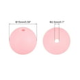 thumbnail image 2 of Uxcell 50 Paquete 15mm Perlas de Silicona, Perla de Goma Suelta Redonda para DIY Rosa Claro, 2 of 7
