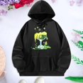 thumbnail image 1 of Sudadera con capucha para mujer, sudadera con capucha con cordón y dibujos animados gráficos, sudadera con capucha para senderismo, oficina, , S S, 1 of 10