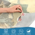 thumbnail image 3 of Yayeee Kitchen Curtains Tier Pair Light Filtering 27"x36" Rod Pocket Short Cafe Window Panel, Snow Mountains, 3 of 7