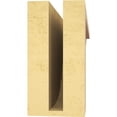 thumbnail image 4 of 4"W x 24"D x 8"H Thin Bryant Rough Cedar Woodgrain TimberThane Corbel, Primed Tan, 4 of 6
