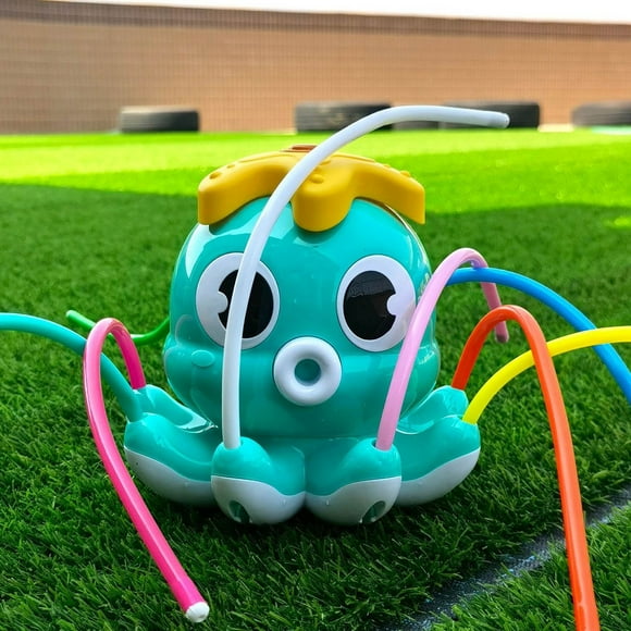Aqestyerly Children's Outdoor Rotatable Sprinkler Toy Summer Play Water Toys Garden Sprinkler Model Water Spray Toys HWRETIE