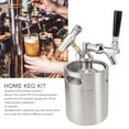 thumbnail image 3 of Mini Fût, Fût de Brassage en Acier Inoxydable 150PSI Régulateur de Pression pour Brassage Domestique, 3 of 8