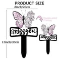 thumbnail image 3 of Garden Decoration, Parents Angel Memorial Stake Stakes Insert Relatives Outdoor Decoration, Card Slot, 3 of 5