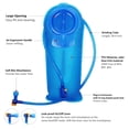 thumbnail image 4 of Mochila de hidratación Unigear de 2 litros con bolsa de agua azul, 4 of 7