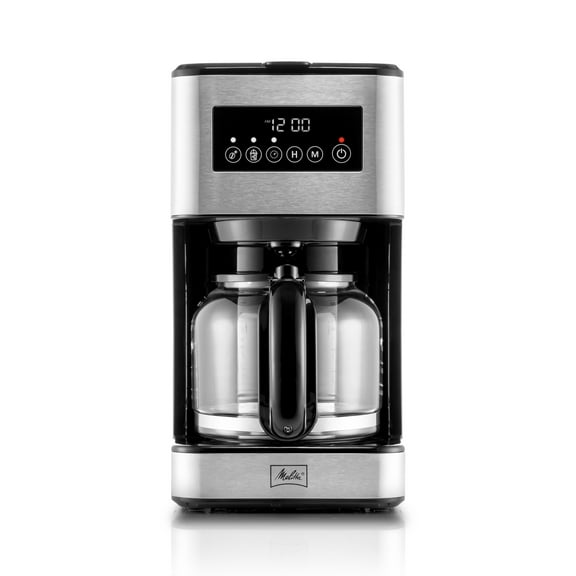 Melitta® Aroma Tocco™ Plus 12-cup Hot and Iced Drip Coffee Maker with Glass Carafe and Touch Control Display