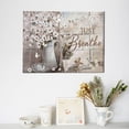 thumbnail image 6 of Farmhouse Bathroom Flower Decor Wall Art Rustic Butterfly Wall Decor Just Breathe Canvas Painting Print Artwork Modern Home Decor Framed for Living Room 12inx16in, 6 of 6