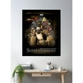 thumbnail image 2 of Retro Vintage Shaun The Sheep Thrones Art Poster Wall Art, Modern Wall Decor For Living Room Bedroom, 12x18 UNFRAMED, 2 of 3