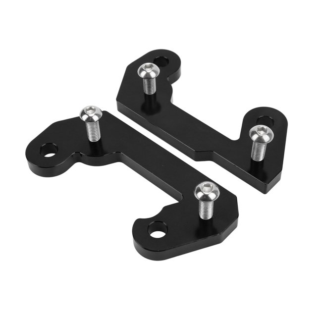 Estribos de pie con soporte de elevación trasera, estribos de pie de aleación de aluminio, pedales con soporte de cambio trasero, estribos de pie con base ajustable Logre más