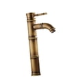 thumbnail image 1 of Inteprter Retro Brass Bamboo Shape Home Bathroom Vessel #3 Mixer Basin Sink Suministros de limpieza para el hogar, 1 of 1