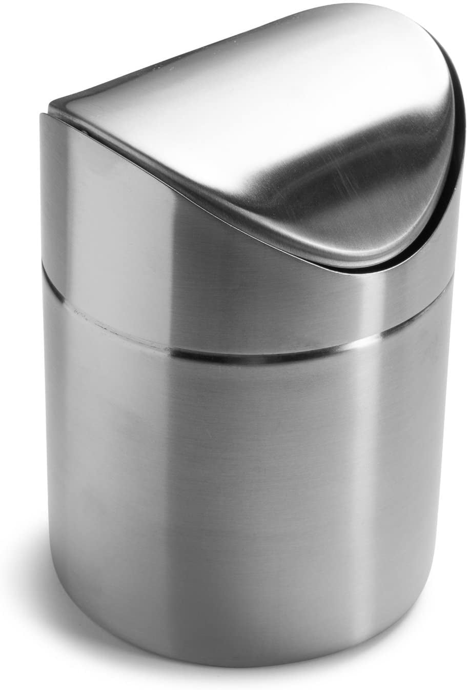 Mini Countertop Trash Can, Swing top Lid Trash Can 1.5L/0.40 Gallon
