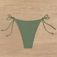 thumbnail image 6 of Women Bikini Bottoms Full Coverage Swimsuit Army Green Mid Rise Swim Bottoms Swimsuit Bottoms For Women, 6 of 6