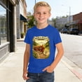 thumbnail image 4 of RTKFRFLM Boys' Cute Graphic T-Shirt Fashionable Short Sleeve Crewneck Summer Top for Kids Stylish Character Print Cotton Tee Comfortable Casual Everyday Wear for Active Youths Ages 3-13Y, 4 of 4