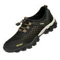 thumbnail image 3 of Zapatillas de deporte para hombre, informales, transpirables, antideslizantes, para viajes, gimnasio, tenis Negro Sunnimix  Zapatillas de deporte para hombre, 3 of 8