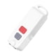 thumbnail image 2 of Llavero con alarma personal segura y recargable con sonido para corredores. blanco, 2 of 6