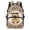 Bandana-Capybara, variant on Uourmeti Golf Lava Crack Pattern 17 Inch Bookbag for Kids, Polyester Fabric Breathable Smooth Zipper Large Capacity Backpack for School