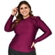 thumbnail image 4 of Blusa de satín Roman Fashion/Tallas Extras, 1802 (Vino) vino 42 Roman Fashion BL-GR-1802-VINO, 4 of 7