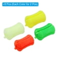 thumbnail image 3 of Unique Bargains 8 Pcs 8mm Sangles de Support de Canne à Pêche en Caoutchouc, Orange, Vert, Jaune, Blanc, 3 of 7