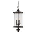 thumbnail image 4 of Palmer 3-Light Outdoor Hanging Lantern in Walnut Patina, 4 of 4