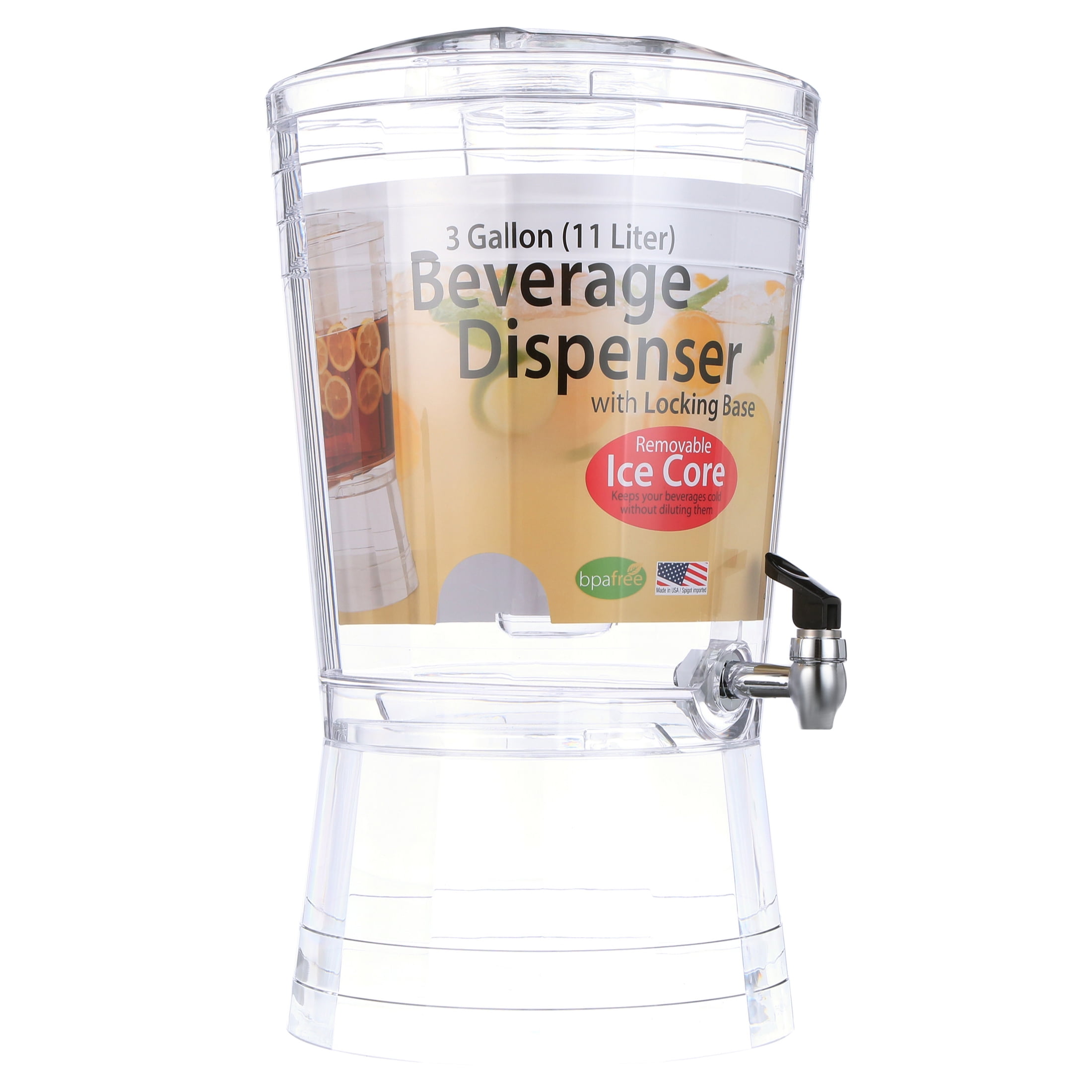 CMI Beverage Dispenser 3-Gallon clear 3 gallon 
