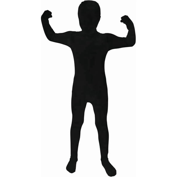 Morphsuits Black Morphsuit Costume Kids Halloween Costume For Unisex Black X-Large