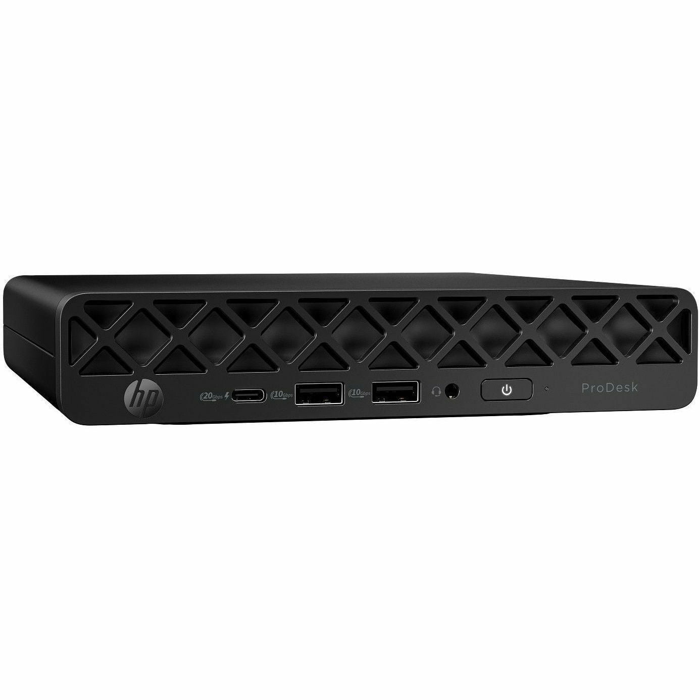 HP ProDesk 4 G1i Desktop Computer - Intel Core Ultra 5 235T - 16 GB - 512 GB SSD - Mini PC - Jack Black - Intel Q870 Chip - Windows 11 Pro - Intel DDR5 SDRAM - English Keyboard - IEEE 802.11ax - 90 W