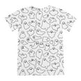 thumbnail image 4 of Ensemble de Pyjama Imprimé pour Filles, Doux, Col Rond, Vêtement de Nuit Confortable, Taille Élastique, Tenue Décontractée pour le Printemps et l'Été, 4 of 6