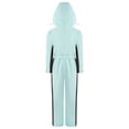 thumbnail image 4 of iiniim Kids Girls Snowsuits Waterproof Ski Suits Jumpsuits Winter Outdoor Skiing Snowboarding Snowsuits with Belt Light Green 14, 4 of 7