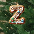 thumbnail image 5 of Leodye 1pcs 26 Gingerbread Alphabet Ornaments, A to Z Christmas Letters for Tree Decoration, DIY Craft Xmas Hanging Decorative Letters, 5 of 5