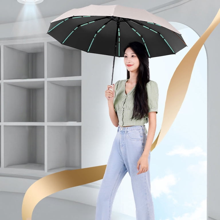 Strong Wind Resistant 110cm Folding Umbrella Men W... - Vicedeal Strong Wind Resistant 110cm Folding Umbrella Men W... - Vicedeal