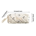 thumbnail image 2 of Set de neceseres: neceser de viaje grande para mujer, neceser de maquillaje con estampado floral, bolsa acolchada para artículos de aseo, bolsa de emergencia para mujer, 2 of 3