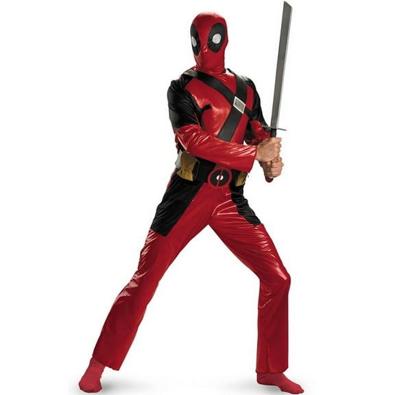 Disguise Marvel Deadpool Adult Costume Kit, 42-46 Male