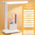 thumbnail image 1 of Rechargeable LED Desk Lamp with Touch Control, Eye Protection Technology, Foldable & Rotatable Design – Ideal for Student Study, Dormitory Reading, and On-the-Go Use (Includes Charging Cable, 3, 1 of 6
