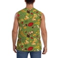 thumbnail image 4 of Balery Squirrel And Fox In The Forest Men's Sleeveless Muscle Shirts Workout Tank Top, Moisture Wicking, Odor Protection-XX-Large, 4 of 8