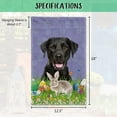 thumbnail image 5 of Easter Bunny with Dog Bernese Mountain Garden Flag Colorful Eggs Spring Flowers Holiday Outdoor Home Yard Decoration Banner 12.5 X 18 Inch, 5 of 6