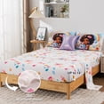 thumbnail image 3 of Set de edredón A Nice Night Rainbow Unicorn Twin para niñas, 3 of 9