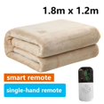 thumbnail image 1 of 2 Double Electric Smart Remote Blankets Bed Flannel Level 9 Blanket Thermal Temperature Persons Electric Blanket Heating, 1 of 7