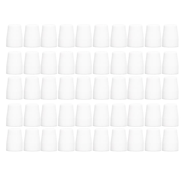 Taza protectora para cortador de plasma, 50 piezas Cortador de plasma blanco Cortador de plasma blanco Taza de cerámica Una taza protectora multifuncional NikouMX herramienta