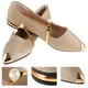 thumbnail image 5 of GOOHOCHY 1 par de zapatos planos puntiagudos de verano color piel, elegantes y antideslizantes para mujer soltera., 5 of 7