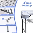 thumbnail image 6 of Dual-Function Fish Cleaning Table with Sinks and Spray: 42.5” Portable Camping Sink with Universal Faucets, Grid Rack, Basket, and Tool Kit – Ideal for Picnics, Camping, and Outdoor Cleaning, 6 of 9