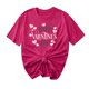 thumbnail image 1 of Camisetas de Manga Corta para Mujeres, Camiseta de Cuello Redondo Impresa de Moda, Primavera Y Verano Casual, 1 of 8