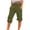 Army Green, variant on Karymi Lounge Pants Fashion Jogger Solid Cropped Casual Pull-On Pants Cotton Linen Fabric Skin-Friendly Comfy Cropped Trousers Summer Pants with Pockets for Women