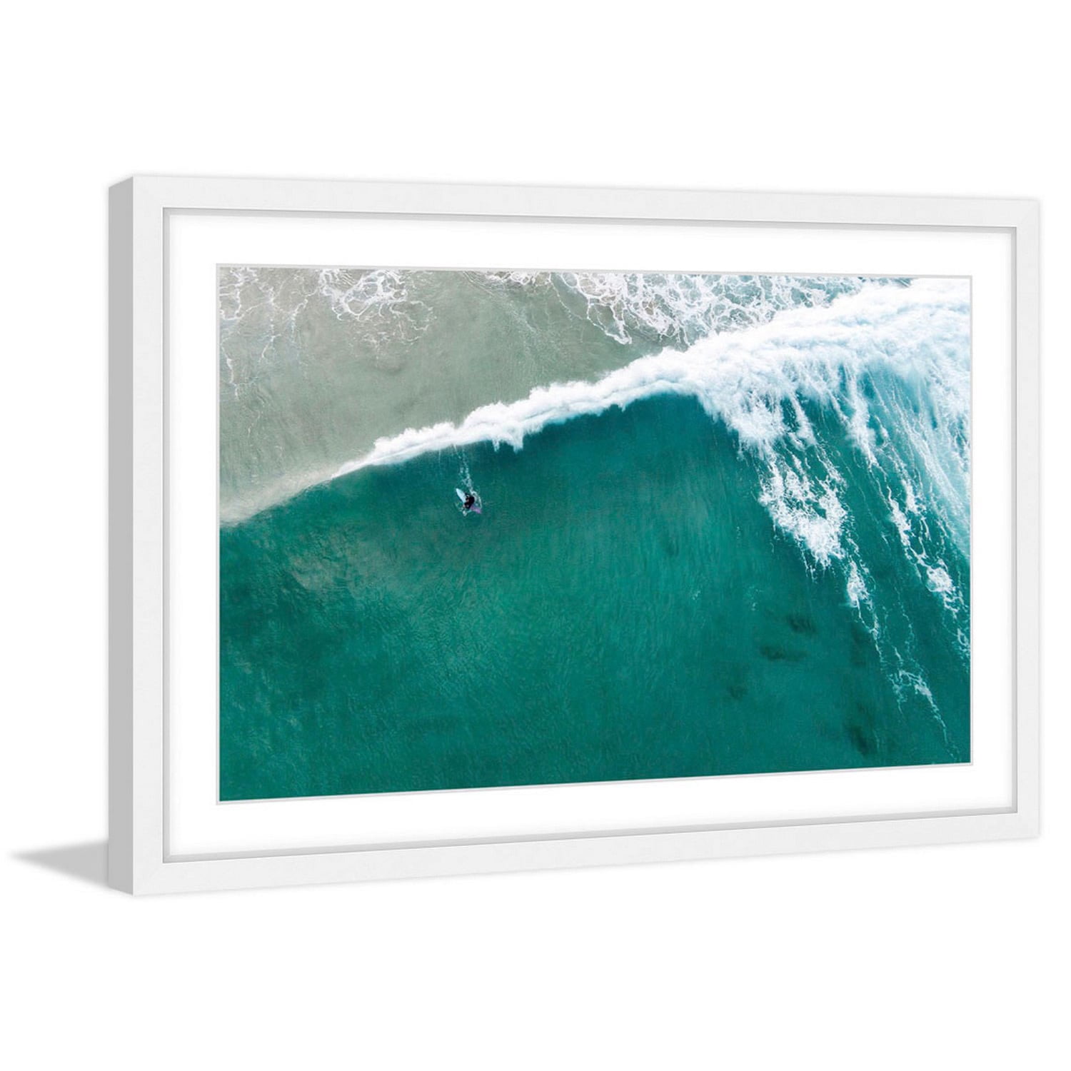 Marmont Hill "Riding the Wave" by Karolis Janulis Framed Painting Print
