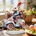 thumbnail image 4 of Easter Decorations, Staron Cute Rabbits 2D Acrylic Desktop Ornament, Adorable Bunny Home Decor for Easter Season Table Shelf Centerpiece, 4 of 5